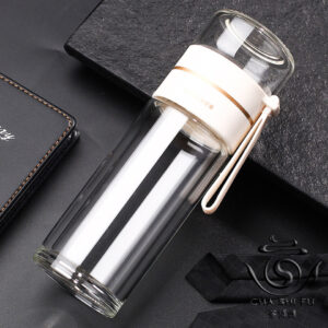 Колба для заварювання китайського чаю 400 мл Рожева