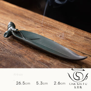 Підставка для пахощів курильниця Бамбуковий лист