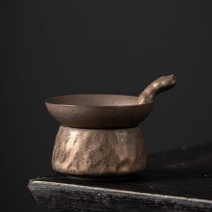 Металеве чайне ситечко з ручкою