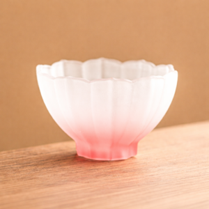 Піала скляна «Лотос», 70 мл (матове градієнтне скло)