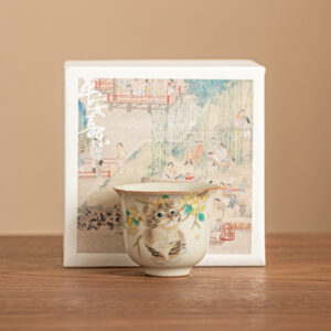 Піала «Квітковий кіт» 40 мл у подарунковій коробці